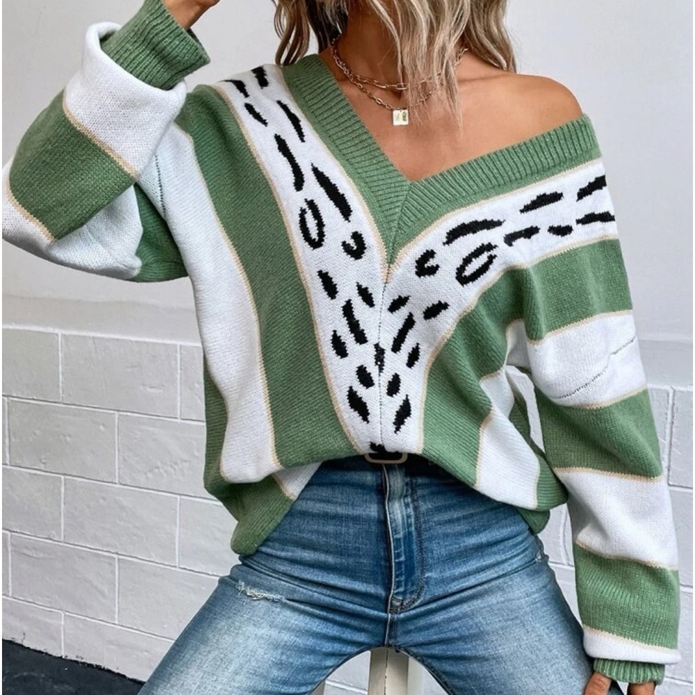 Drop Shoulder Sweater